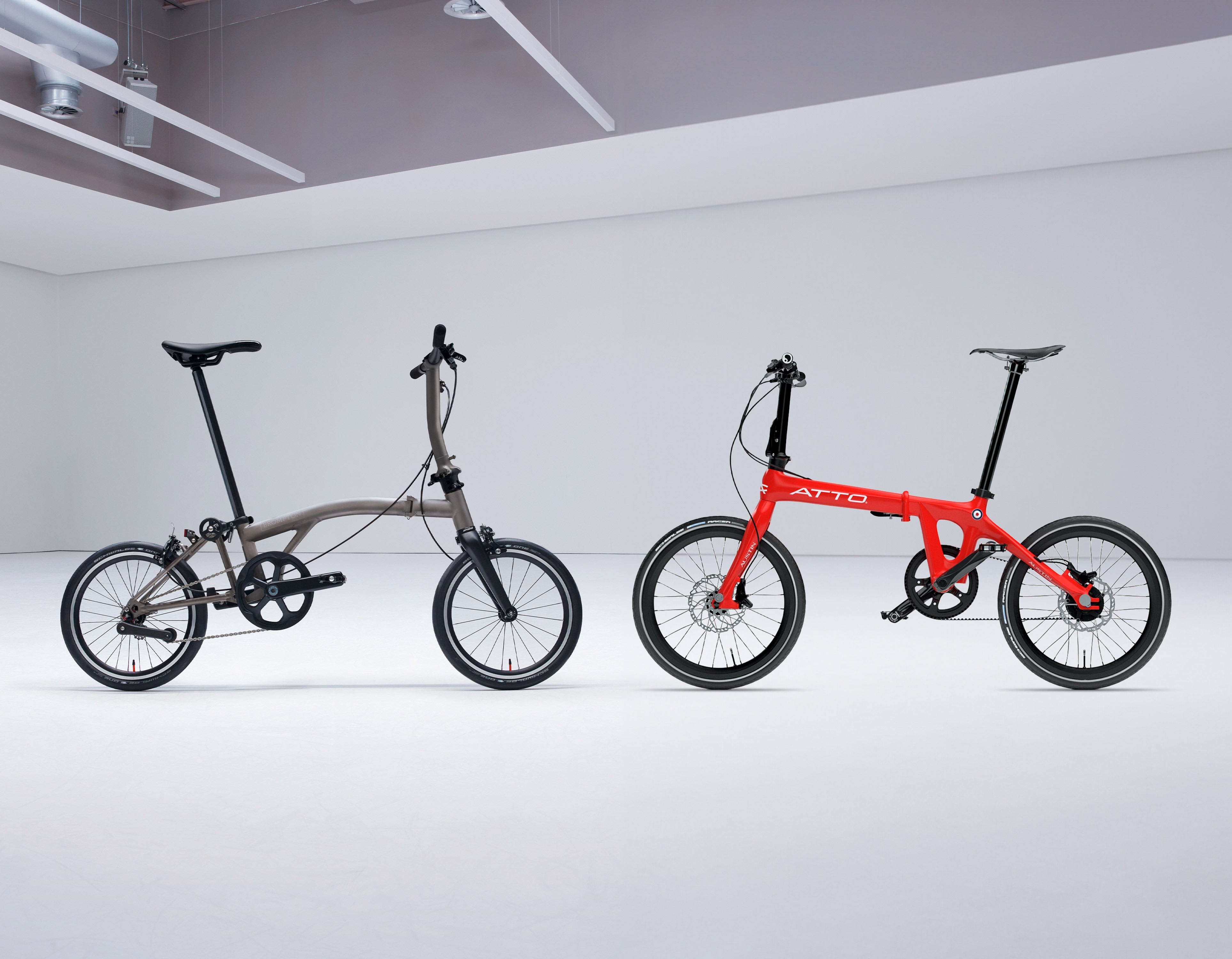 Seven reasons why you should choose an ATTO over a Brompton T-Line – Austin  Cycles